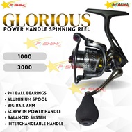 Stars Fishing Reel Pancing HINOMIYA Glorious 1000 3000 9+1BB Ball Bearing Mancing UL Kolam Spinning