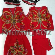 Kalimantan Traditional Clothes/Dayak Kindergarten Children Persetset