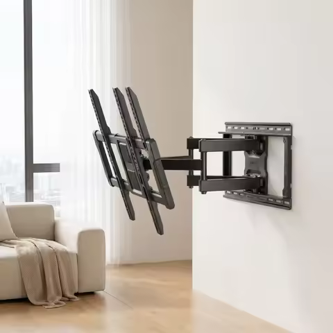 TV Wall Mount Full Motion for 42–97 inch TVs up to 132 lbs | UL-Listed TV Mount Bracket with Tool-Fr