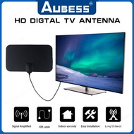 4K 1080P 50Miles Digital TV Antenna 25dB High Gain HD TV DTV Box Booster Active Indoor Aerial HD Flat Design Digital TV