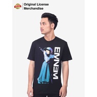 Premium Black Casual T-shirt for Men and Women Premium Adult Music Band EMINEM Original Mic Pose