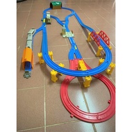 (PRELOVED) TAKARA TOMY PLARAIL TRACK LAYOUT SET A WITH TRAIN.