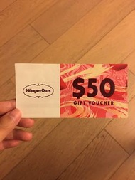 Haagen-Dazs $50禮券