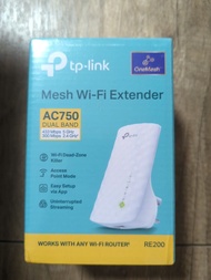 全新 TP-Link Wi-Fi 網路延伸器 Extender AC750 無線網路延伸器、WiFi 擴展器、WiFi 放大器、WiFi 增強器、訊號延伸器