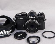 極新Nikon FM3A 絕版末代機械式黑機+ Nikon 45mm F2.8P