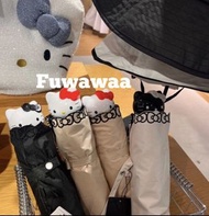 Hello kitty 防水鞋 防水帽 防UV 雨衣 縮骨遮 防水袋 黑白 化妝袋 日本 代購 限定 單肩包 托特包 雨靴 雨褸 opaque clip 防紫外線 漁夫帽 太陽帽 斜孭袋 保暖 保冷 