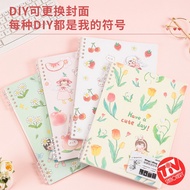 Ring Binder File | Refillable Spiral Notebook Deli Cute Day A5/B5