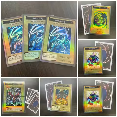 Yu-Gi-Oh! Blue-Eyes White Dragon Monster Reborn DIY SR Bonus Card Time Wizard Exodia The Forbidden O