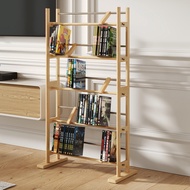 Element Media Storage Rack (UPDATED)- Holds Up to 230 CDs or 150 DVDs, Contemporary Wood & Metal Des