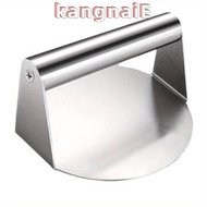 KANGNAI Stainless Steel Grill Press, No Rust Round Smash Burger Press, Steak Burger Stainless Steel 