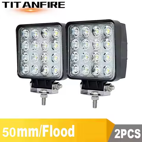 ZK30 DS 4x4 LED Spot/Flood Work light 9-30V Car 48W 6000LM 64W 8000LM Off Road Led light bar Vehicle