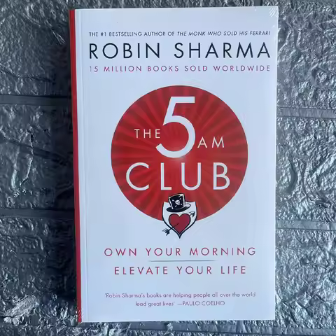 Robin Sharma's 5AM Club Provides You with English Books To Improve Your Life Tomorrow. English Books