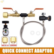 Hose Refill Station Joint 8mm Male Kit Universal Activated Carbon Air Compressor