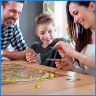 Game 7 Pieces Cheese Polyhedral Game 3D Printed Fun Toy for Math Learning Decision Making Classroom 