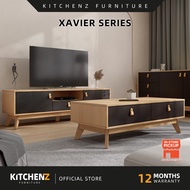 KitchenZ Xavier Series Minimalist TV Cabinet Display Cabinet Side Table Coffee Table Writing Table