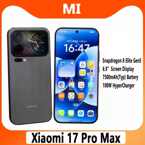 Xiaomi 17 Pro Max Smartphone CN Version Snapdragon 8 Elite Leica 6.9" Display 50MP Camera 7500mAh Ba