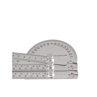 Angle Ruler Stainless Steel Measuring Angle Large Protractor Woodworking Ruler Stainless Steel Angle