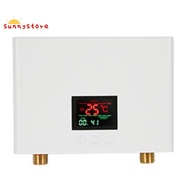 Eletric Water Heater Flow Heater Pool Heater Kitchen Bathroom Water Heater 5500W Tankless Water Heater for Shower