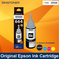 Epson T664 Black Cyan Magenta Yellow 70ml Ink Bottle for L series printer 664 T6641 T6642 T6643 T664
