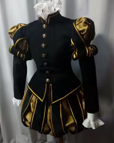 17th Century Tudor King Elizabethan Costume Medieval Historical Renaissance Doublet Jacket Pants Pri