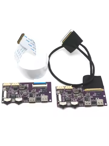 2K 4K USB Type-C To EDP Driver Board Isdn 30PIN 40PIN EDP video Signal Portable LCD Projector Displa