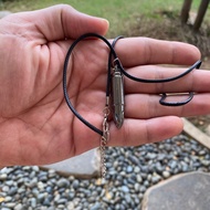 Kalung Selongsong Peluru / Gun Bullet Pendant Necklaces Submachine Gun Pistol Polished Ammunition Gu