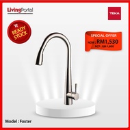 Teka - Foxter - Hot And Cold Water Pull Out Spout Kitchen Sink Mixer Tap / Stainless Steel