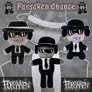 Forsaken Chance Plush Fun Black Suit Men Plushie Doll Chance Forsaken Game Character Toys openalmy