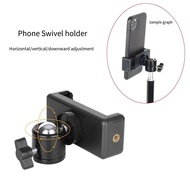 Live universal cell phone bracket accessories clip 1/4 interface head tripod rotating clamp head hea