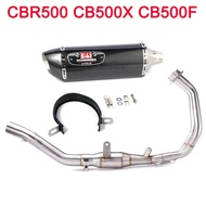 For HONDA CB500X CBR500 CB500F CBR500R Motorcycle Yoshimura Exhaust Header Link Tube Connect Pipe Fu