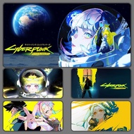 C-Cyberpunk Anime E-Edgerunners Mousepad Large Gaming Compute Gamer PC Keyboard Mouse Mat