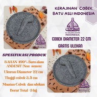 22 cm genuine stone mortar and pestle mortar and pestle stone FREE mortar and pestle