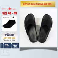 DELICIOUS LEATHER SLIPPERS BIGSIZE 44,45,46,47,48,49