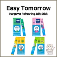 [Easy Tomorrow] Hangover Refreshing Jelly Stick 10p (180g) | Fresh Fruity Jelly | Apple | Flat Peach