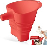 Flour Funnel for KitchenAid Mixer - Stand Mixer Attachment Compatible with (KSM150) 4.5-5 Qt Tilt-He