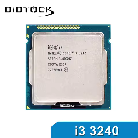 Intel Core i3 3240 Processor 3.4GHz 2-Core 3MB Cache LGA 1155 CPU