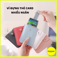 Ultra-thin Multi-Drawer Card Wallet