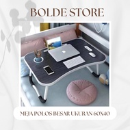 Folding Study Table Children's Table Laptop Study Table Anti-Slip MDF Adult Table 60x40 cm