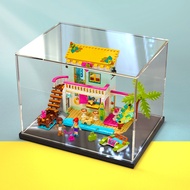 Acrylic Display Cabinet Lego 41428 Beach Vacation House Building Block Good Friend Series Model Stor