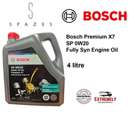 Bosch X7 0W20 Fully Synthetic Engine Oil Bosch Engine Oil Car X7 Minyak Hitam Kereta Bosch X7 API SP