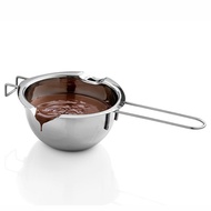 Stainless steel Chocolate Melting Pot butter heating bowl milk  pan Cheese Fondue Maker baking acces