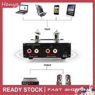Henye TUBE-03 Mini HiFi Audio Preamplifier 6K4 Vacuum Tube Amplifier Buffer Treble Bass Adjustment R