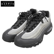 Nike AIR MAX 95 大泡泡皮革佩斯利男鞋，黑灰色，27.5厘米，IR0802-100，美國碼9.5 [二手]（成色極佳）