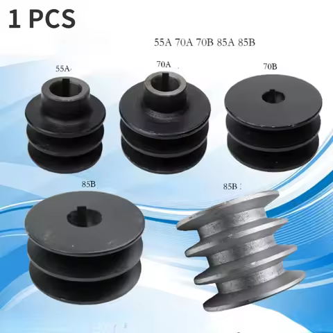 1PC round belt pulley Double groove pulley for Gasoline engine pulley Diesel Power Threshing Machine