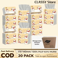 Tissue 300 Sheets CLASSY Snowman 3 Ply 175mmx140mm 3-Ply Tissue Paper