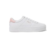 FILA | รองเทาผาใบผหญง Wheela รน Court Deluxe Bold สขาวชมพ นำหนกเบา ใสสบาย เหมาะสำหรบใชในชวตประจำวน