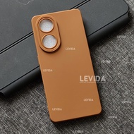 oppo reno 8t 5g case procamera silicon matte case oppo reno 8t 5g - cokelat