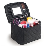 FYX Cosmetic Bag Makeup Pouch Makeup Pouch Vanity Case Travel Dresser with Mirror Storage Box Cosmet