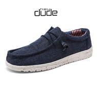HEY DUDE Men Shoes รองเท้าลำลองผู้ชาย WALLY SOX รุ่น 2875 Walking Shoes -1KA - Black