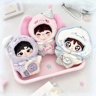 Doll Set Small Bear Suit Suitable For Dolls 10cm High Cloth Doll 10cm Doll Bag